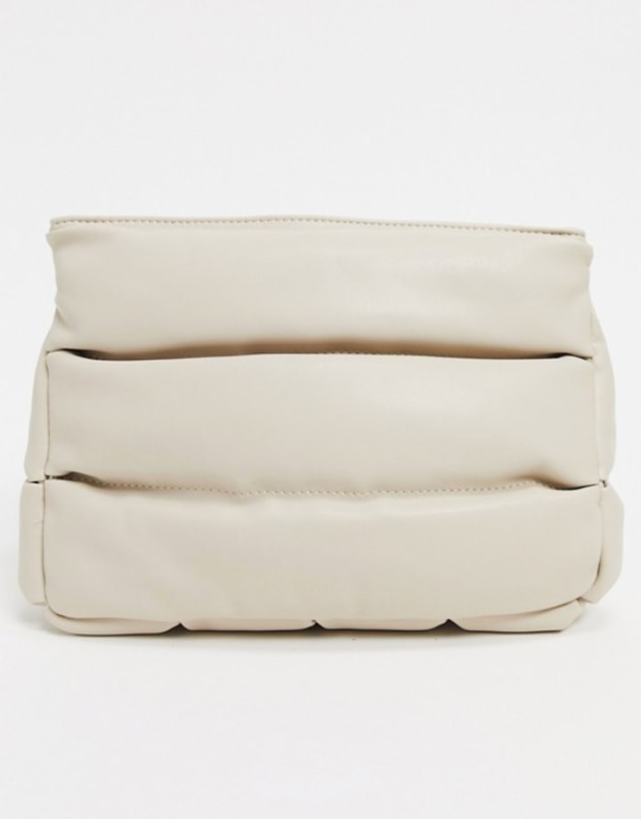 Asos Design Quilted Puff Clutch