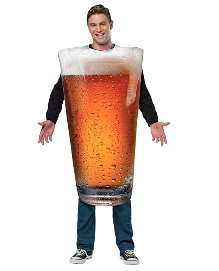 Rasta Imposta Men's Get Real Beer Pint Costume