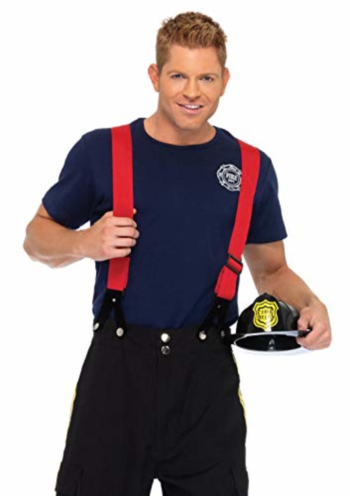 Leg Avenue Men&#039;s 3 Piece Fire Captain Costume