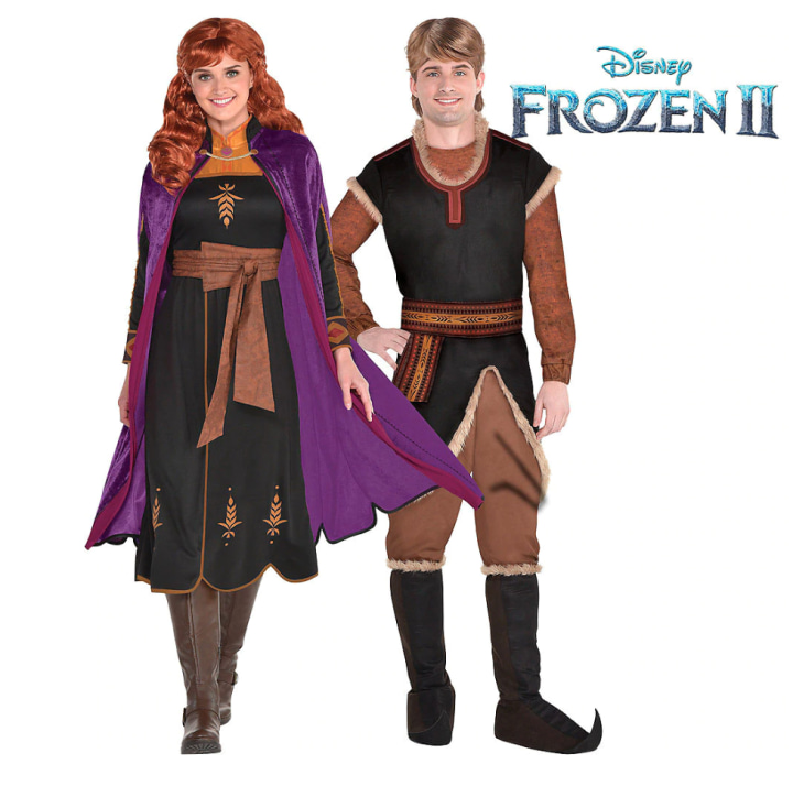 Frozen 2 Anna & Kristoff Couples Costumes