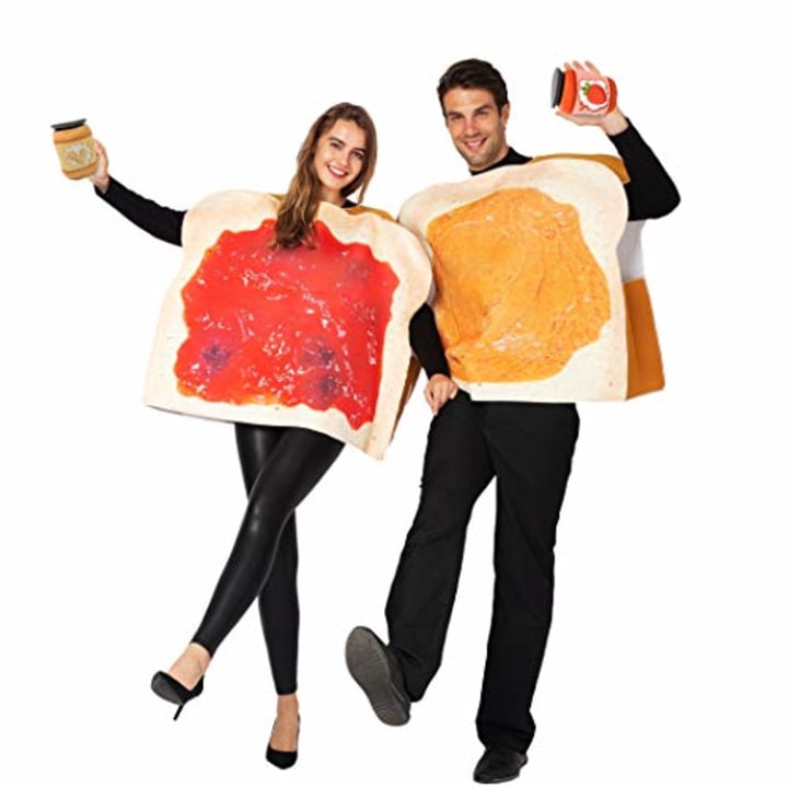 Peanut Butter and Jelly Couple Costume Set