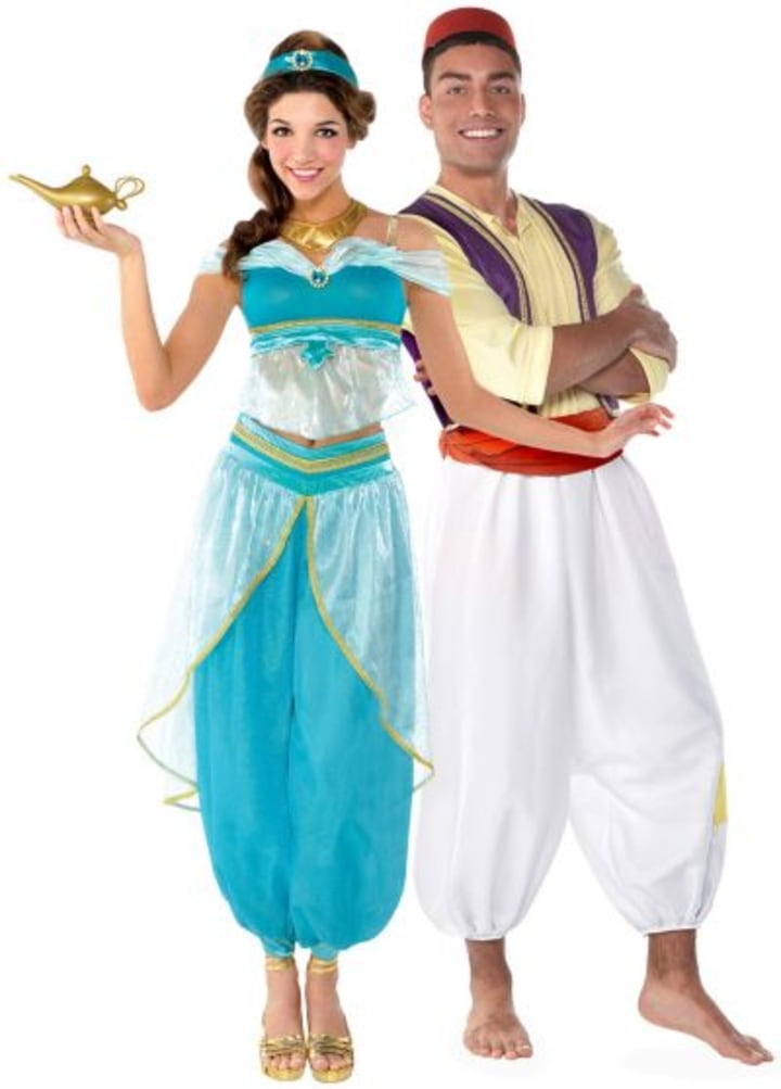 Party City Jasmine &amp; Aladdin Couples Costumes
