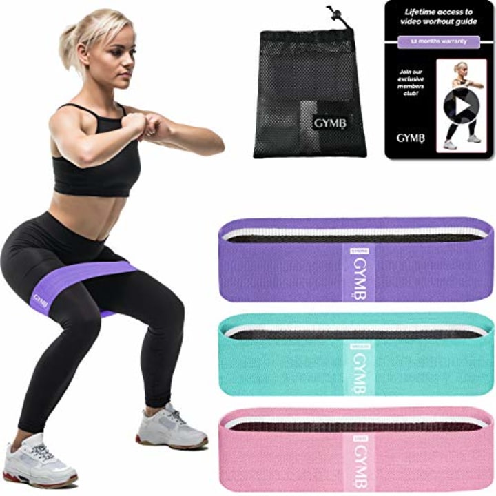 Gymbee 3 Fabric Resistance Bands