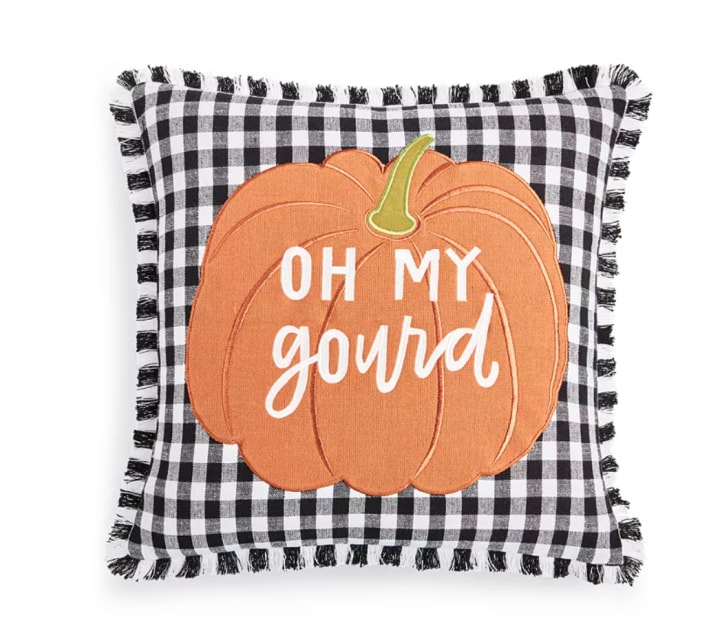 Lacourte "Oh My Gourd" Decorative Pillow