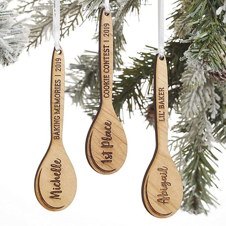 Best Chef Wooden Spoon Personalized Ornament