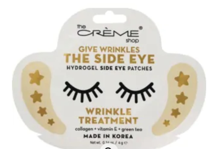 Give Wrinkles the Side Eye Hydrogel Side Eye Patches