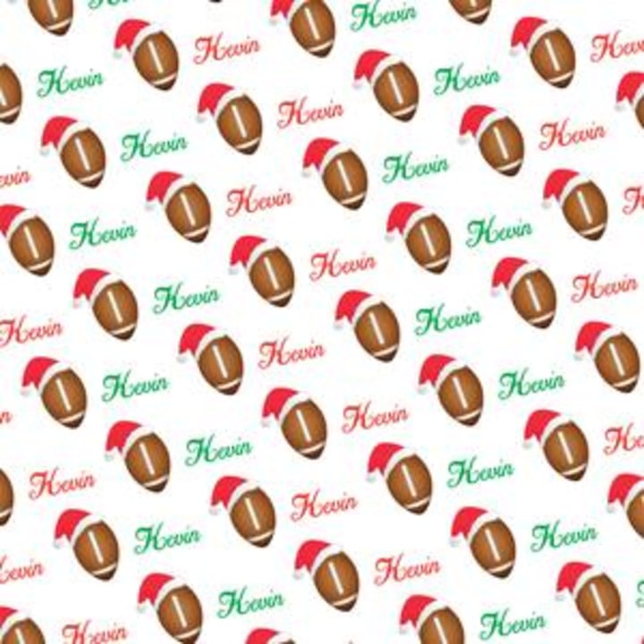 Football Wrapping Paper Sheets