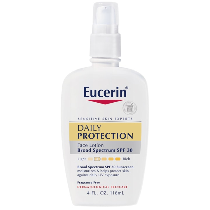 Eucerin Daily Protection SPF 30 Sunscreen Moisturizing Face Lotion