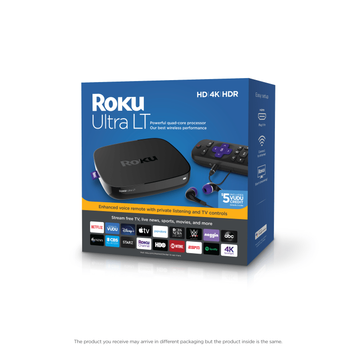 Roku Ultra LT HD/4K/HDR Streaming Media Player