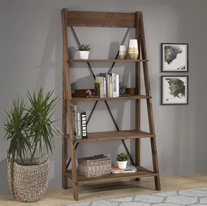 Welwick Designs Ladder Bookcase