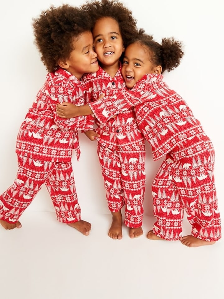 Lightweight Flannel Pajama Set