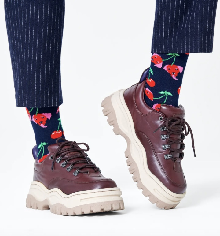 Cherry Dog Socks