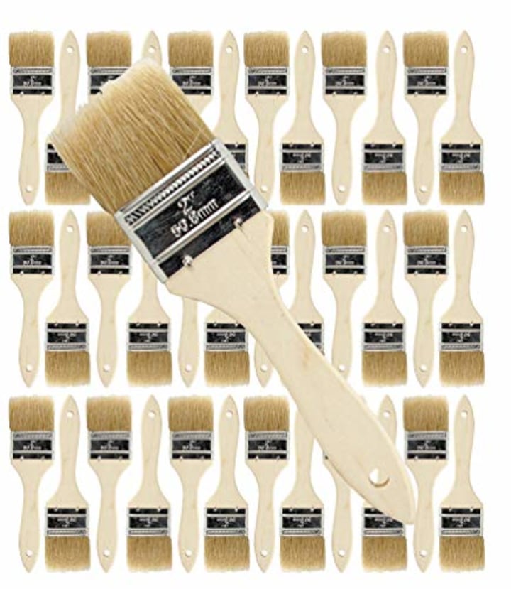 Pro Grade Chip Paint Brushes, 36 Each