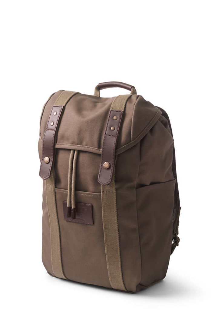 Lands' End Waxed Canvas Backpack