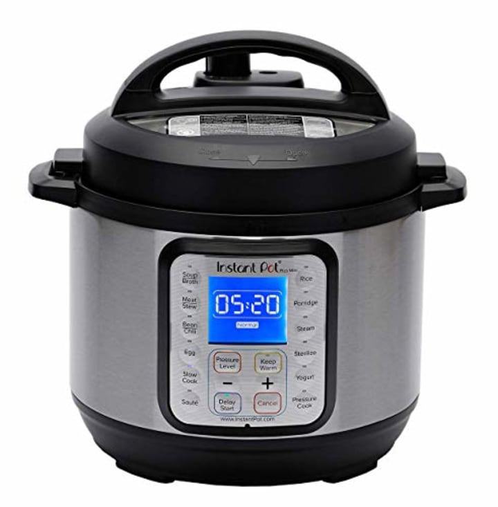 Instant Pot Duo Plus Mini 9-in-1 Electric Pressure Cooker, Sterilizer, Slow Cooker, Rice Cooker, Steamer, Saut?, Yogurt Maker, and Warmer, 3 Quart, 13 One-Touch Programs