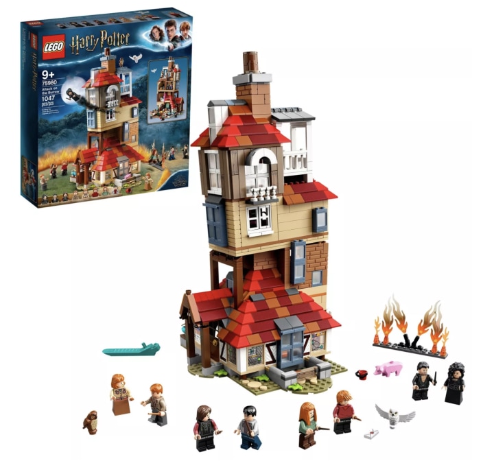 Lego Harry Potter Attack on the Burrow Weasley's Family Dollhouse