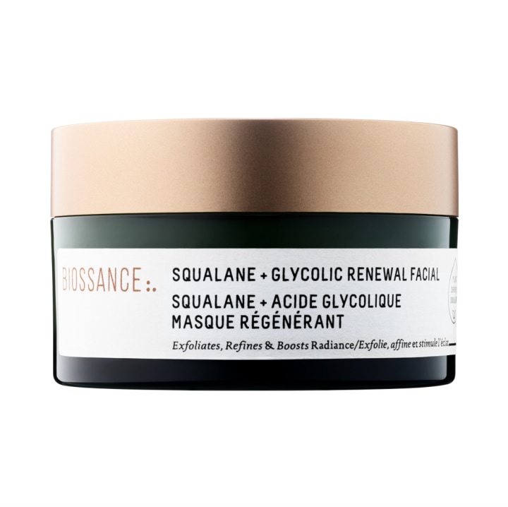 Biossance Squalane + Glycolic Renewal Mask