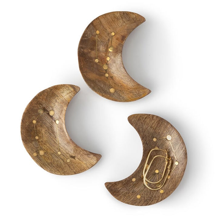 Wooden Zodiac Constellation Jewelry Dish