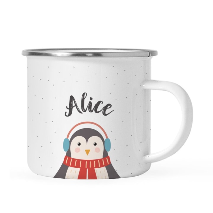 Piazza Personalized Penguin Mug
