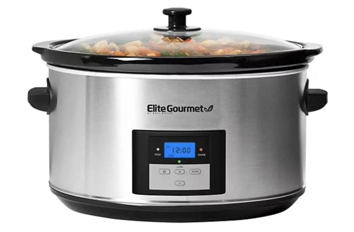Elite Gourmet 8.5-qt Stainless Steel Digital Slow Cooker