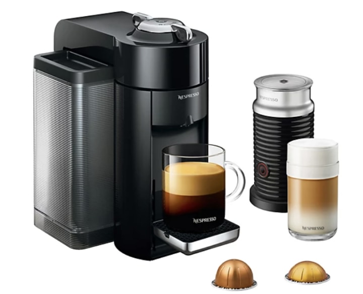 Nespresso Evoluo Coffee Machine w/ Milk Frother by DeLonghi