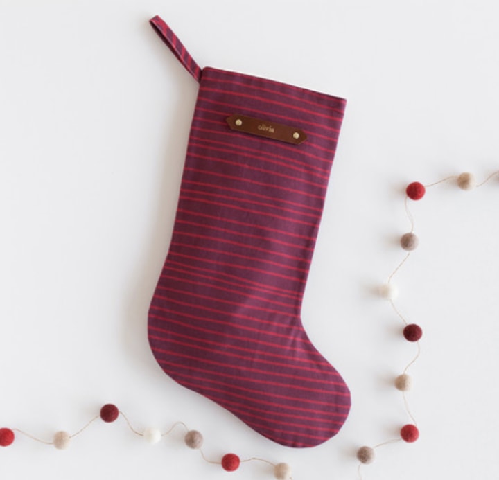 Hide Personalizable Stocking