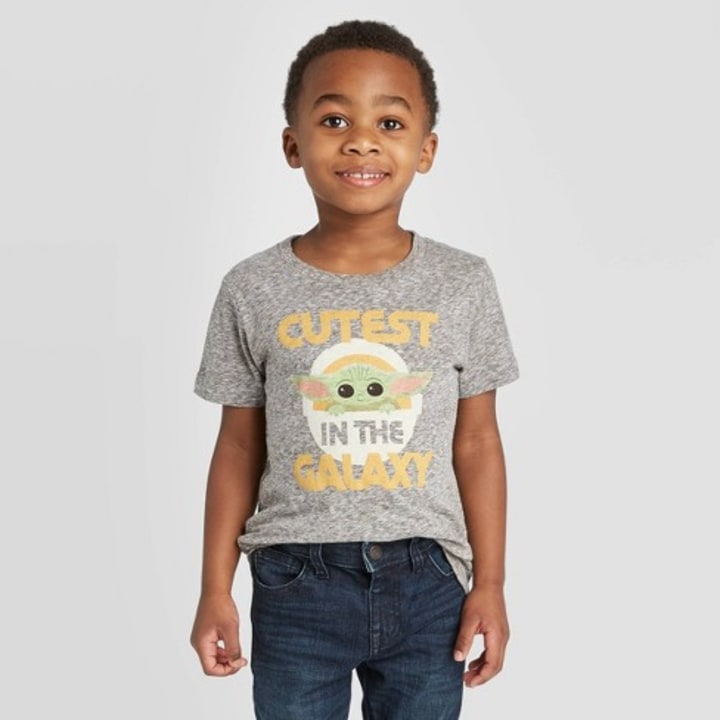 Toddler Boys&#039; Star Wars Baby Yoda Short Sleeve T-Shirt