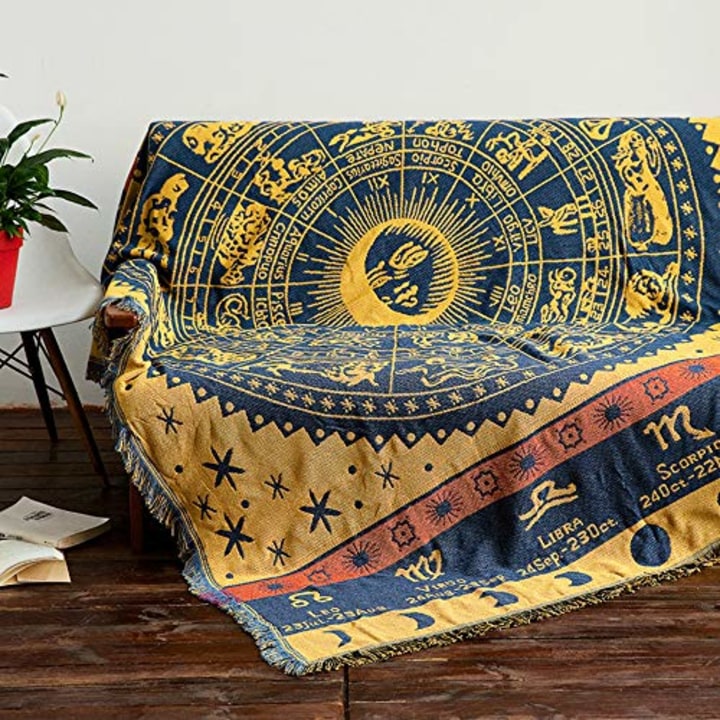 Erke Astrology Hippie Couch Throw Blanket