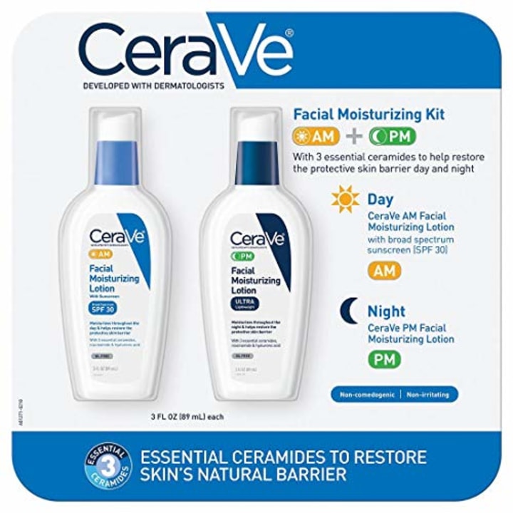 CeraVe Facial Moisturizing Lotion 3 Ounce AM/PM Bundle