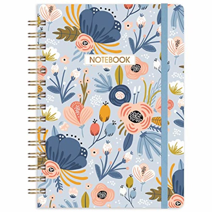 Ruled Notebook/Journal - Lined Journal with Premium Thick Paper, 8.45&quot; X 6.38&quot;, College Ruled Spiral Notebook/Journal, Banded with Exquisite Inner Pocket, Hardcover