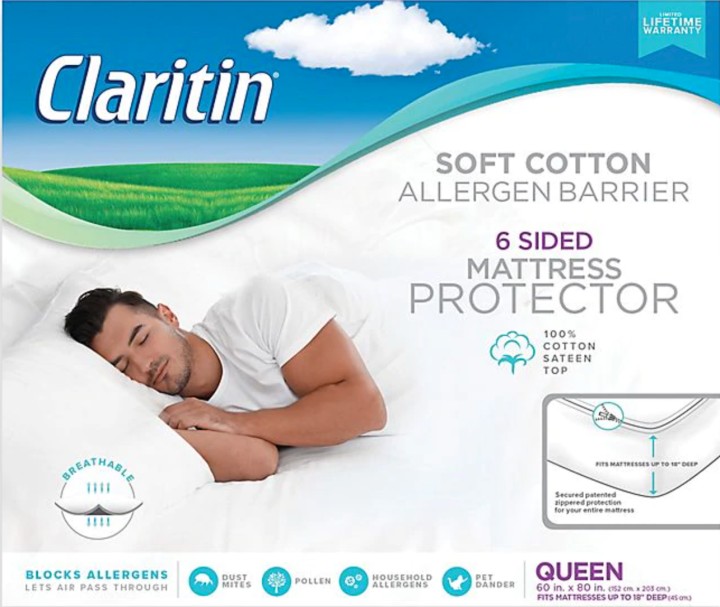 Claritin Cotton Mattress Protector