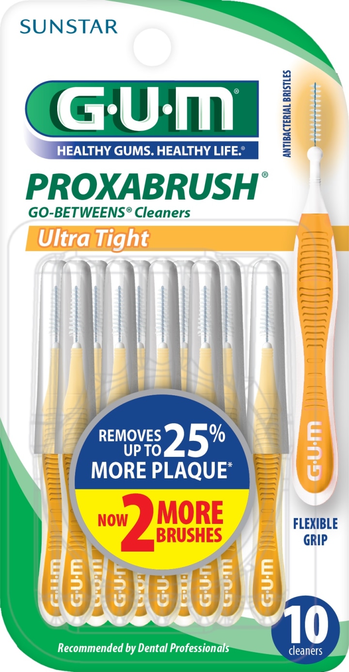 GUM Proxabrush Go-Betweens Cleaners Ultra Tight 10ct
