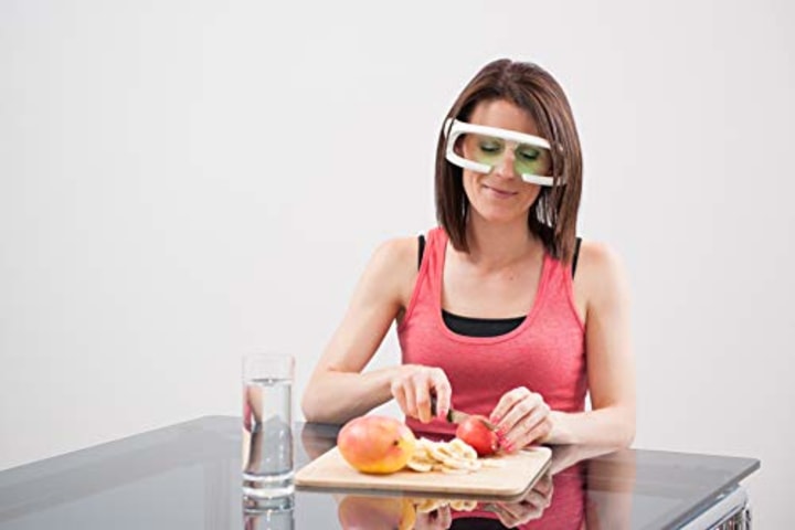 Re-Timer Light Therapy Glasses - Sleep Better, Boost Energy with Research Proven Under-Eye Blue-Green Light Therapy Glasses