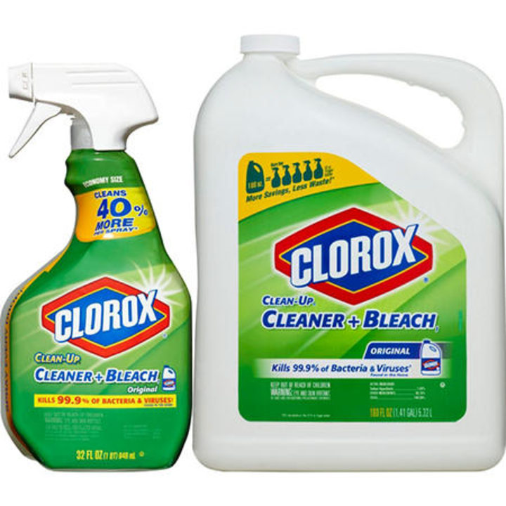 Clorox Clean-Up All-Purpose Cleaner with Bleach, Original, 32 oz. Spray and 180 oz. Refill Bottle