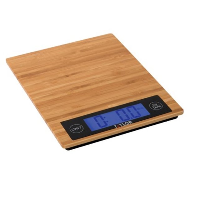 Taylor 11-Pound Eco-Bamboo Platform Digital Food Scale
