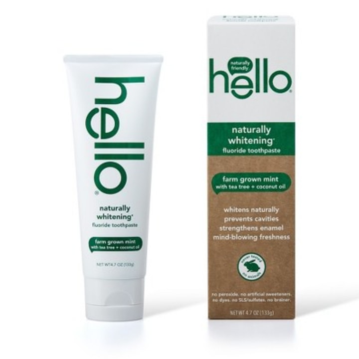 Hello Naturally Whitening Fluoride Toothpaste