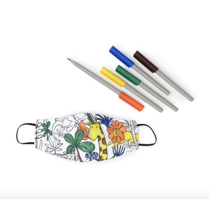 Lissie Lees Children's Coloring-In Face Mask