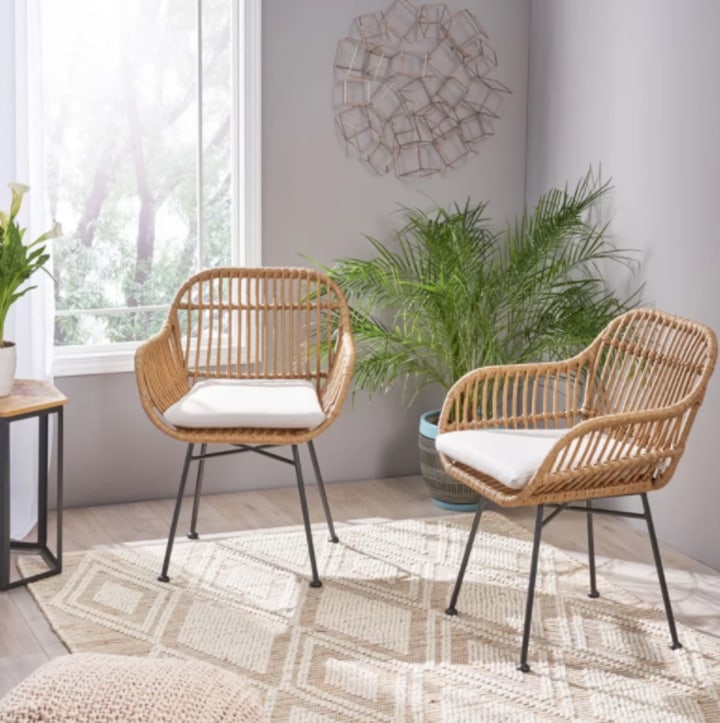 Jaxton Arm Chair in Light Brown