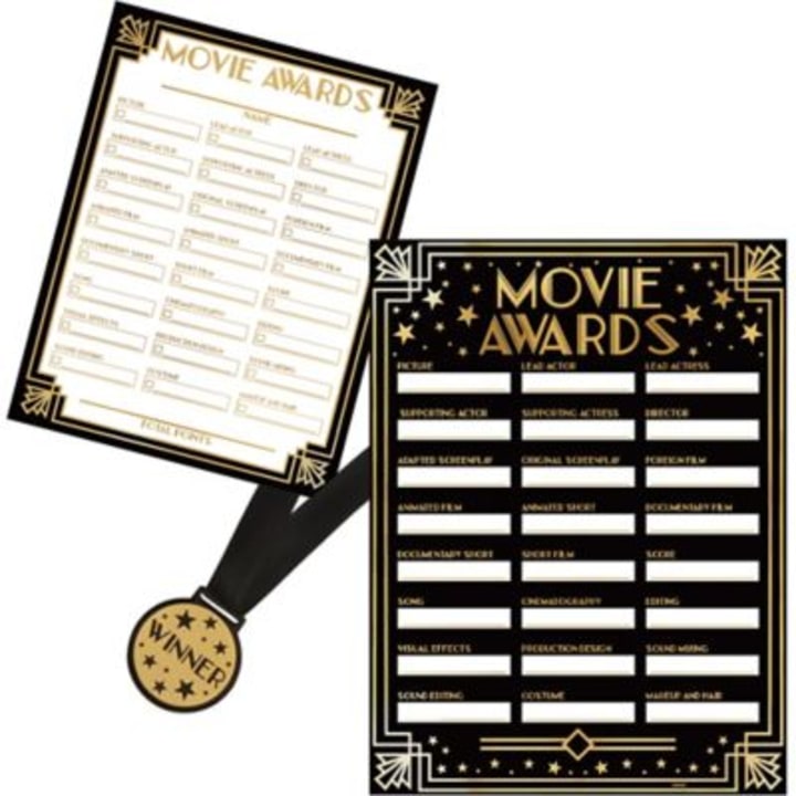 Hollywood &#039;Glitz and Glam&#039; Movie Awards Party Game