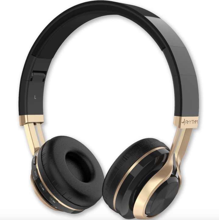 ANX Audio Resonance Black & Gold Wireless Bluetooth Headphones