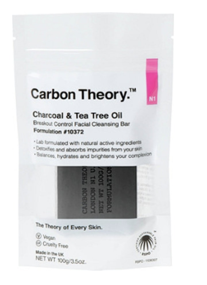 Carbon Theory Charcoal & Tea Tree Oil Break-Out Control Facial Cleansing Bar