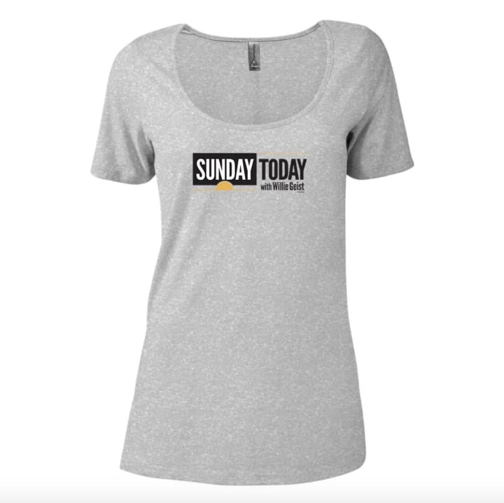 Sunday TODAY with Willie Geist Women's Relaxed Scoop Neck T-Shirt
