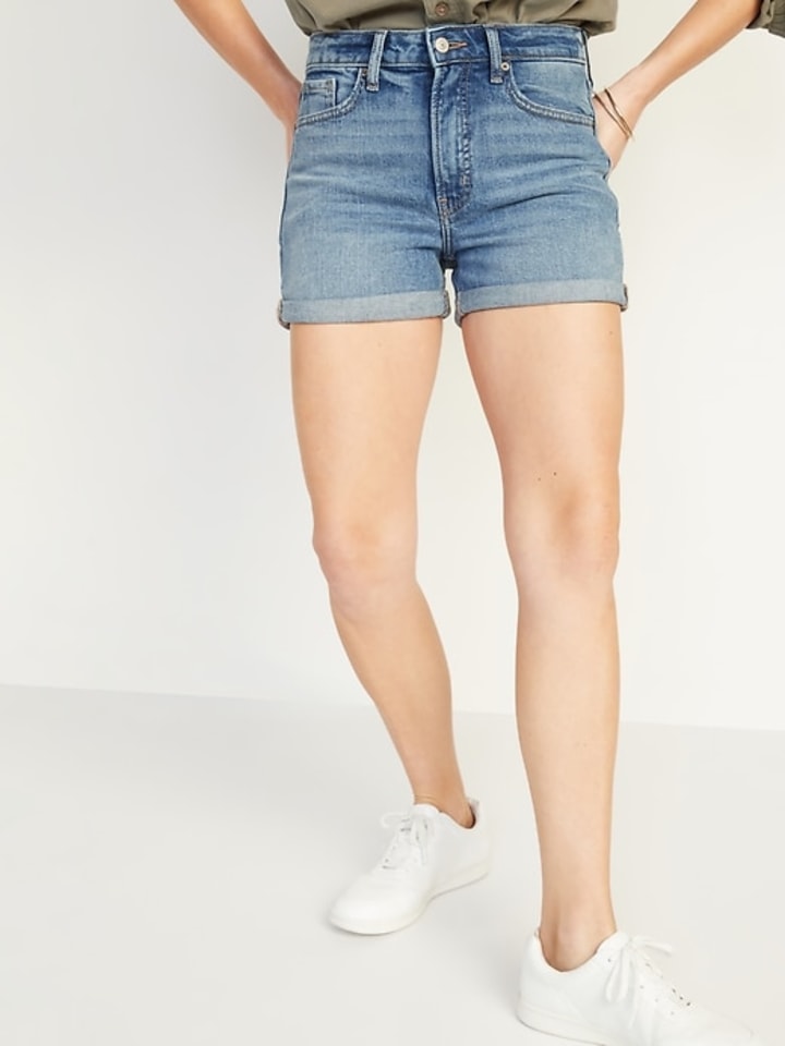 Old Navy High-Waisted O.G. Straight Jean Shorts
