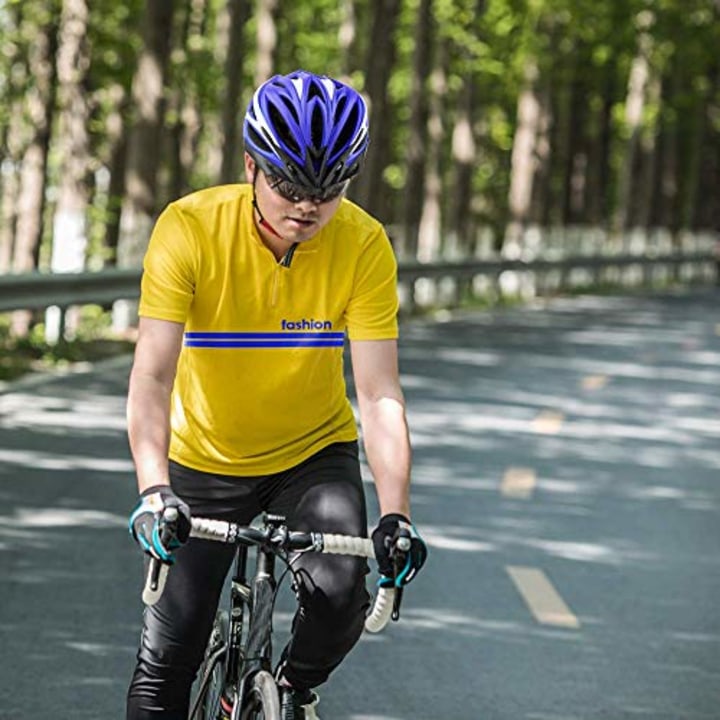 CIGNA Bike Helmet for Adults - Adjustable Size with Detachable Visor, LED Safety Light, Lightweight Design Bicycle Helmet Men Women
