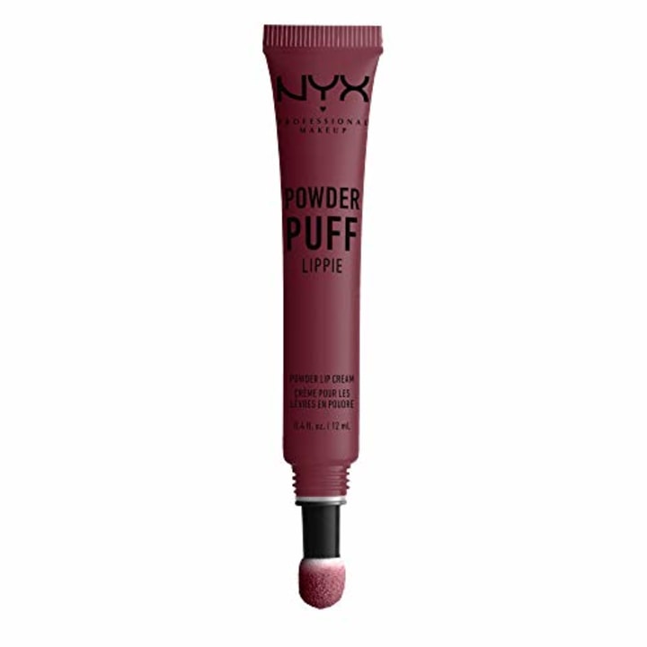 NYX PROFESSIONAL MAKEUP Powder Puff Lippie Lip Cream, Liquid Lipstick - Moody, Cool Toned Plum