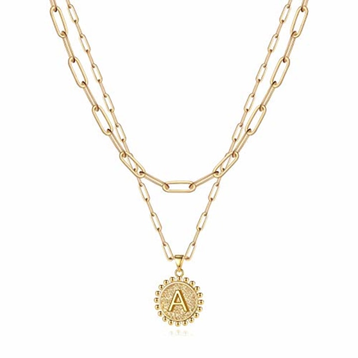 Yoosteel Gold Personalized Layering Necklace