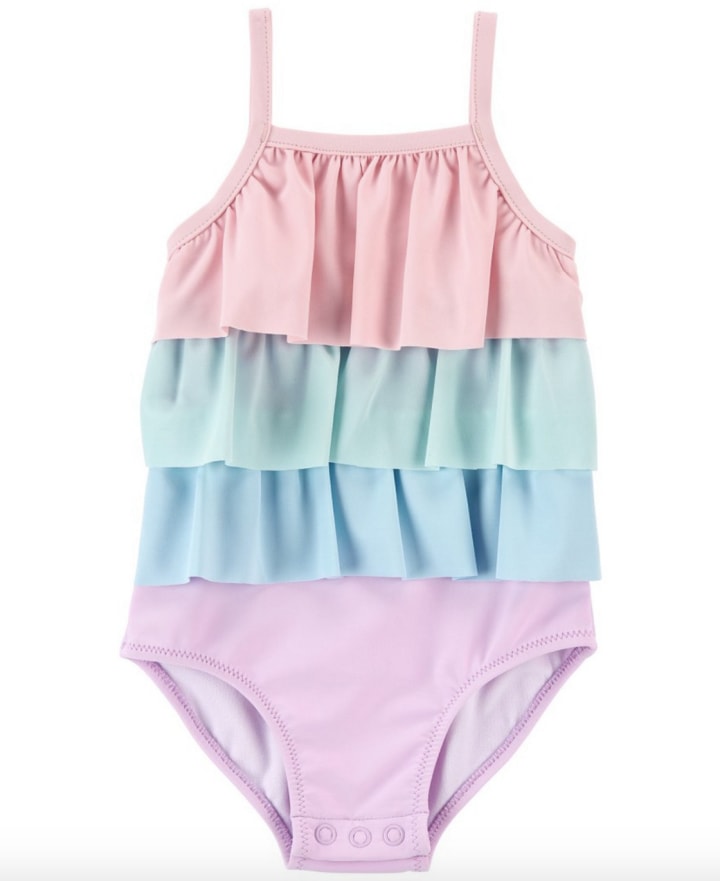 Baby Girl Ruffle Swimsuit