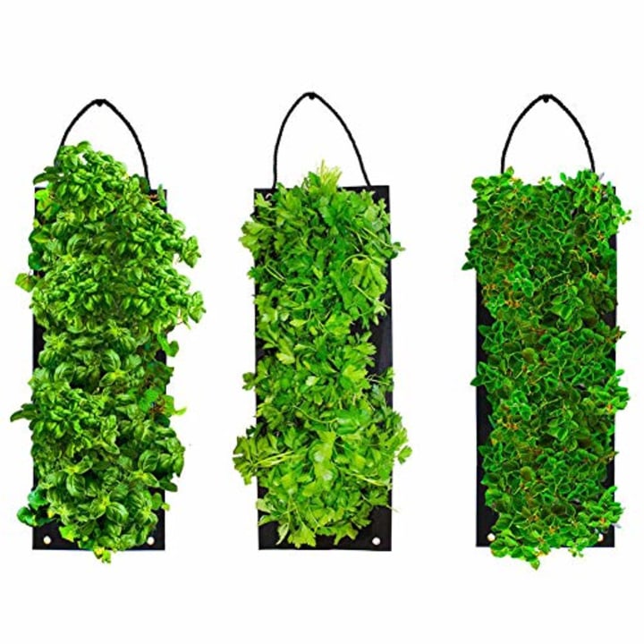 Organic Vertical Hanging Herb Garden Planter Kit