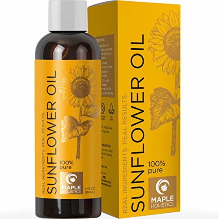 Maple Holistics Sunflower Oil for Hair Skin and Nails