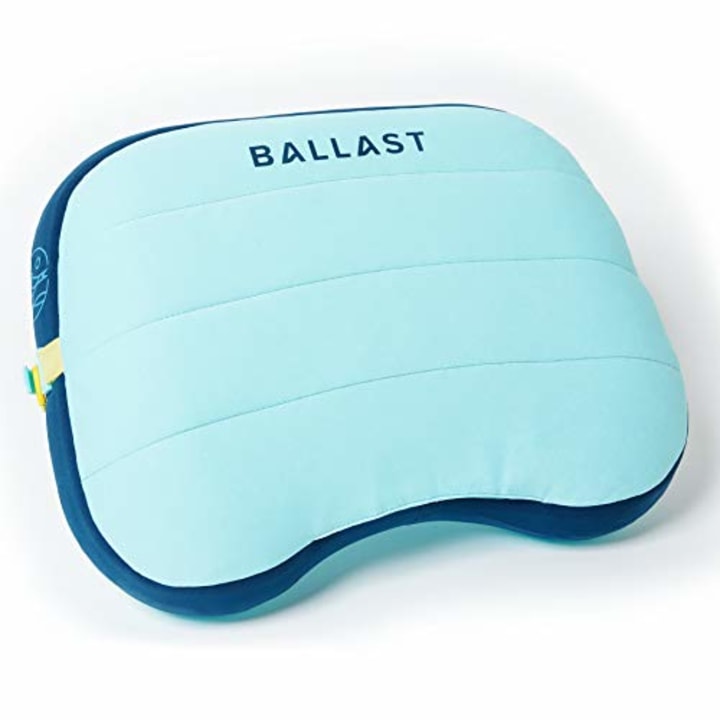 Ballast Beach Pillow - Inflatable Beach Pillow, Camping Pillow, Pool Pillow, Ultra Soft and Durable Pillow That Won't Blow Away on Windy Beaches